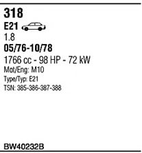 FONOS BW40232B Exhaust System